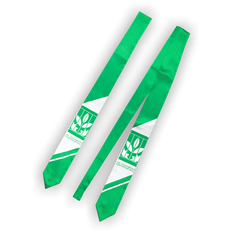 Заказать Галстук зеленый в Екатеринбурге