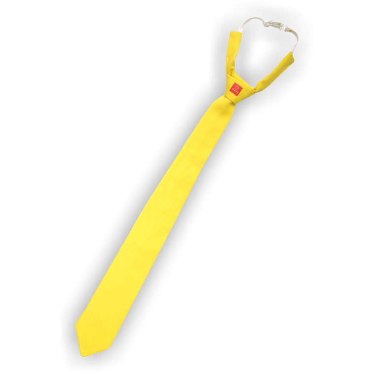 Заказать Галстук жёлтый тонкий в Екатеринбурге