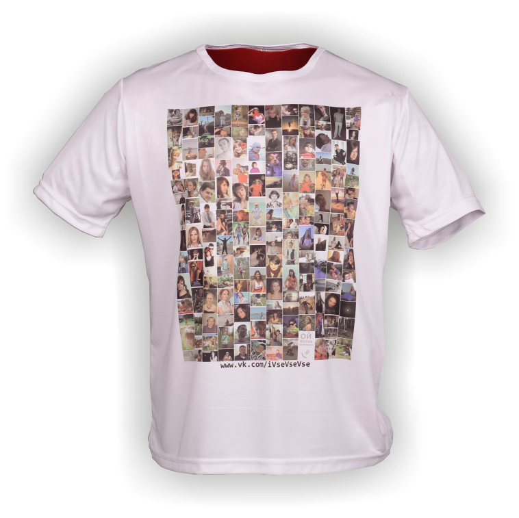 Заказать Футболка синтетическая с печатью сиблимация полноцвет в Екатеринбурге