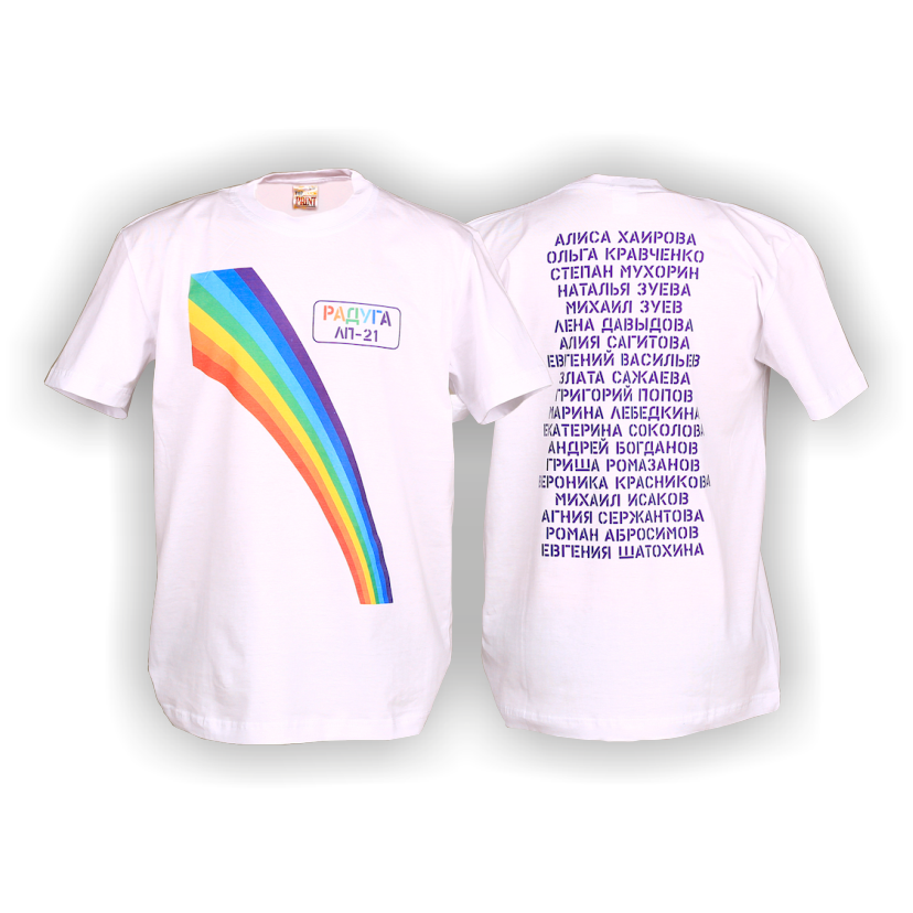 Заказать Футболка с печатью шелкография с двух сторон в Екатеринбурге