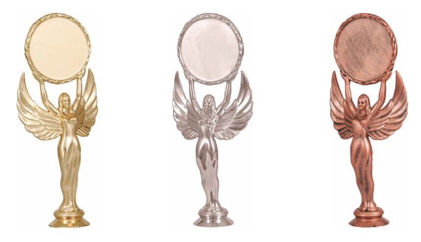 Заказать Статуэтка сувенирная пластиковая F32, Ника с щитом в Екатеринбурге