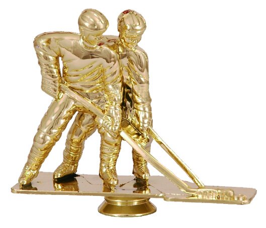 Заказать Статуэтка сувенирная пластиковая F183G, хоккей, пара в Екатеринбурге