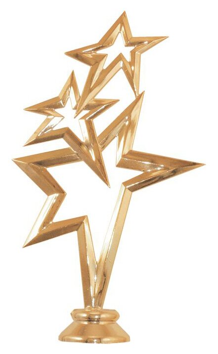 Заказать Статуэтка сувенирная пластиковая F205G, звездочки в Екатеринбурге