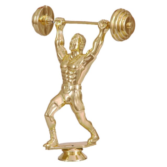 Заказать Статуэтка сувенирная пластиковая F55G, тяжелая атлетика в Екатеринбурге