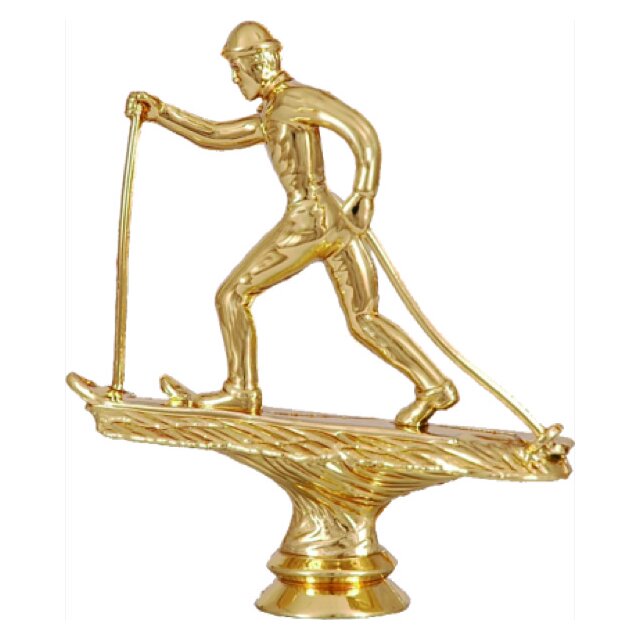 Заказать Статуэтка сувенирная пластиковая F36G, лыжи в Екатеринбурге